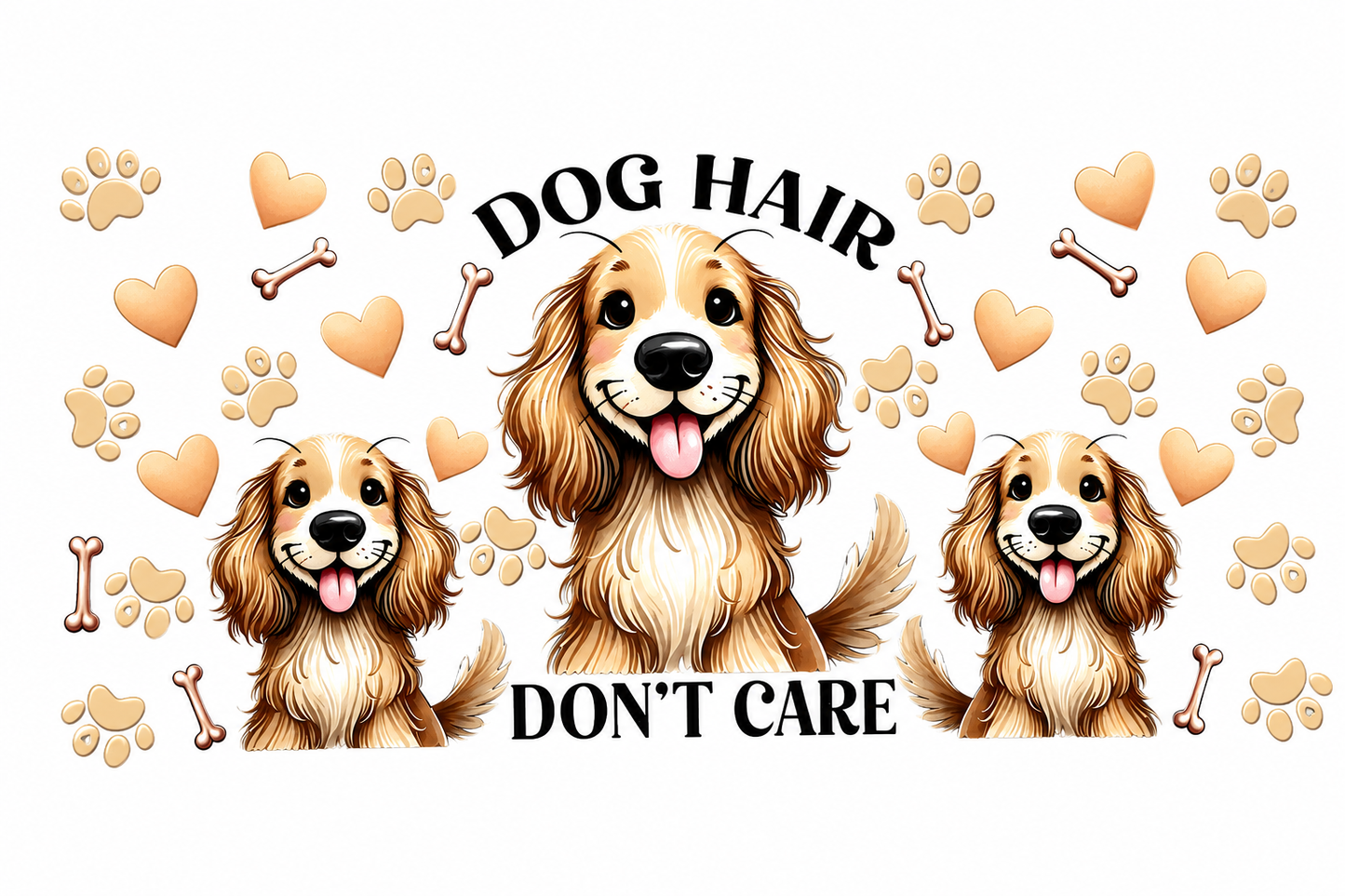 UV DTF Premium Pour Verre 16 oz & Multi-Surfaces | Collection Chien 🐶💖