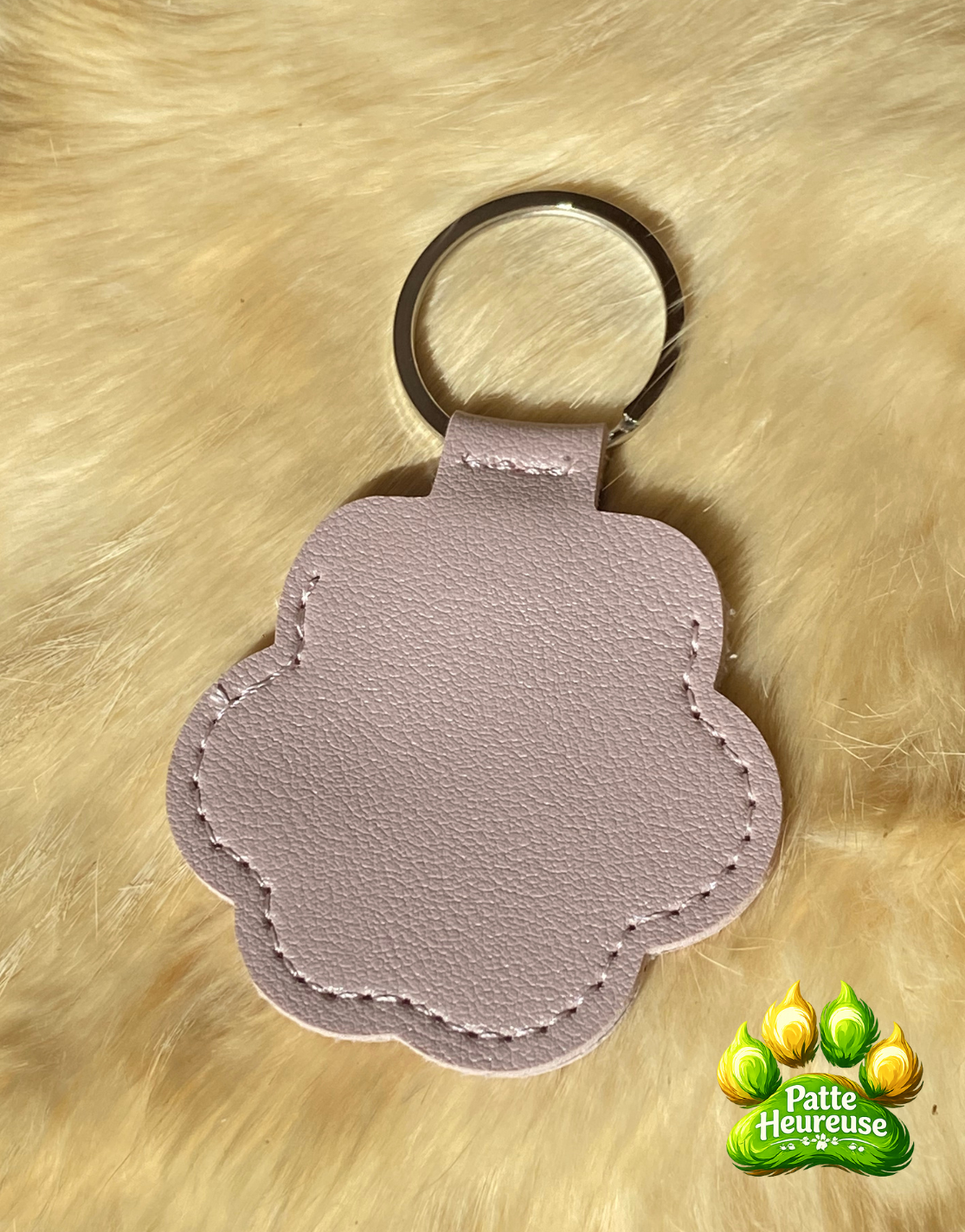 Porte-clé souvenir pour poils d’animal | Patte Heureuse